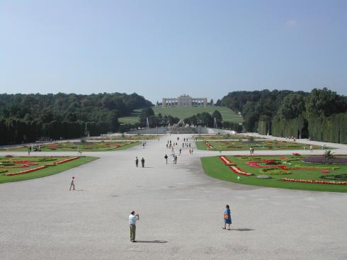 Schoenbrunn park